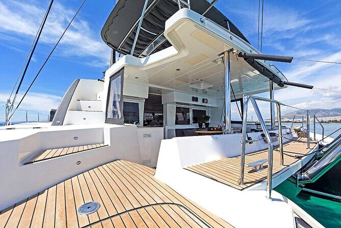 5 Hour Private Day or Sunset Cruise in Large & Majestic Catamaran - When the wind changes the plan: south coast routing that stays worthwhile