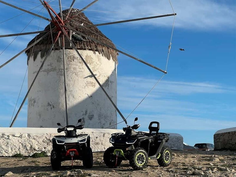 Explore Mykonos Island with a 650cc ATV / QUAD Tour - Safety briefing, helmets, and how beginner-friendly it really is