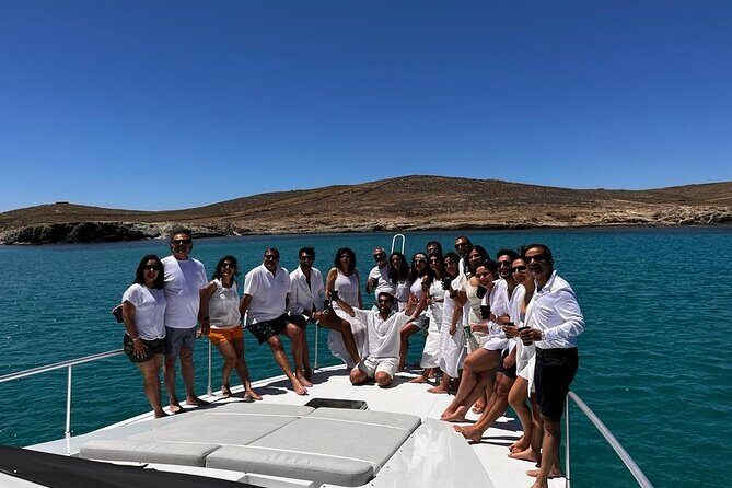 Full Day Private Yacht Cruise in Mykonos on a Ferretti Altura 52s - Exploring Mykonos for About 3 Hours (No Site Tickets Required)