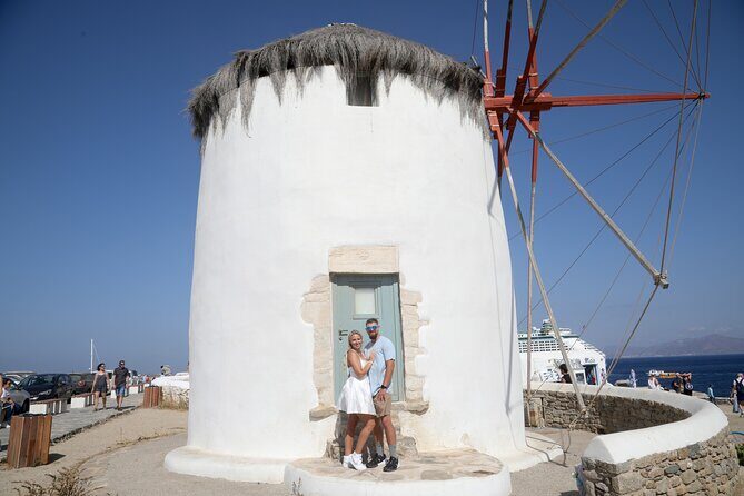 Mini 30minute Photo Shoot at Wind Mills in Mykonos - More Than Windmills: Narrow Streets, Bougainvillea, and Real Mykonos Details