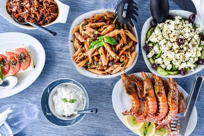 Mykonos Catamaran Private Sunset Cruise, Full Meal & Open-Bar - The sunset sail back to Mykonos: the payoff you’re paying for