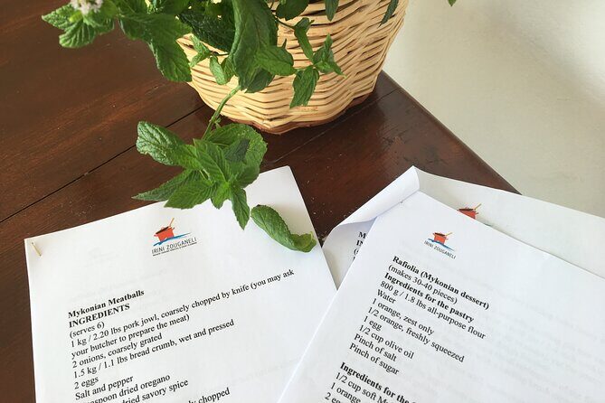 Mykonos Cooking Class of Local Specialties - The dinner moment: local wine and eating together