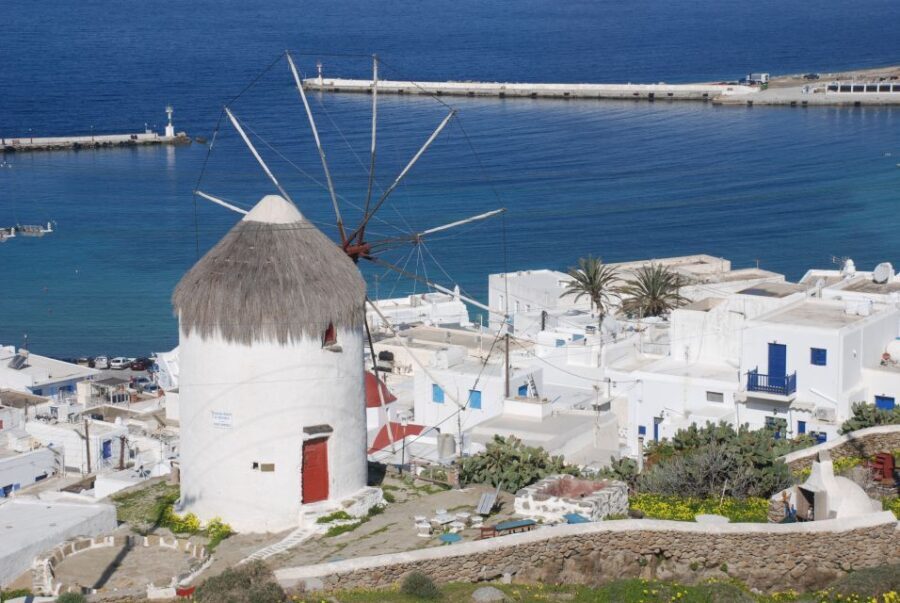 Mykonos: Half-Day City Walking Tour and Island Bus Tour - Windmills, churches, and Petros the Pelican: the highlights you’ll actually understand