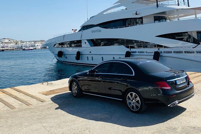 Mykonos Port Transfer - Where you actually meet the driver at Mykonos Port