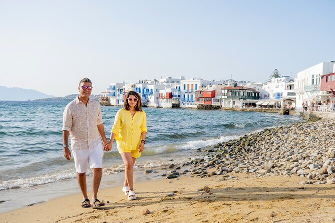 Mykonos Private Photoshoot - Panagia Paraportiani: White Church Photos with a Side-Gate Story