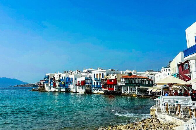 Private Instagram Tour | Mykonos Most Photogenic Spots - Little Venice in 15 minutes: balconies, water, and sunset energy