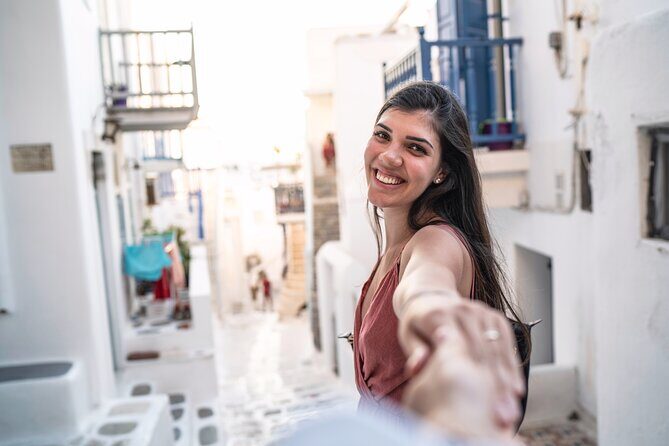 Private Photoshoot in Mykonos with a Professional Photographer - Paraportiani Church: texture, detail, and classic Mykonos vibes