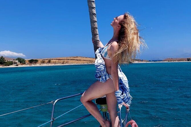 Private sailing cruise-Mykonos Southern Beach Hopping withLunch - Private sailing with a southern beach day plan you can steer