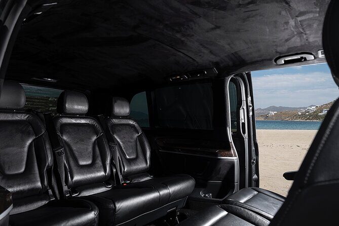 Private Transfer for all around Mykonos,from port,airport to every location - Mercedes V-Class Comfort and What You’ll Actually Feel on the Road