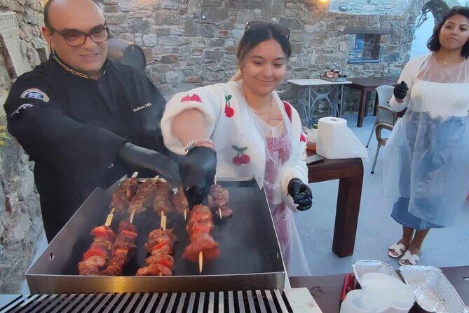 Souvlaki Cooking Class in Mykonos - What Happens at the Farm: Welcome, Animals, Then Cooking