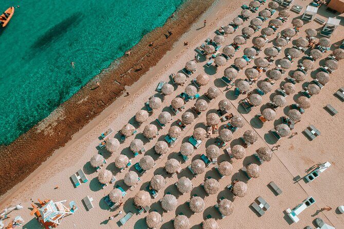 Super Paradise Beach Mykonos Seaside Sunbed (3rd & 4th row) - Your full day on a 3rd/4th row sunbed (until sunset vibes)